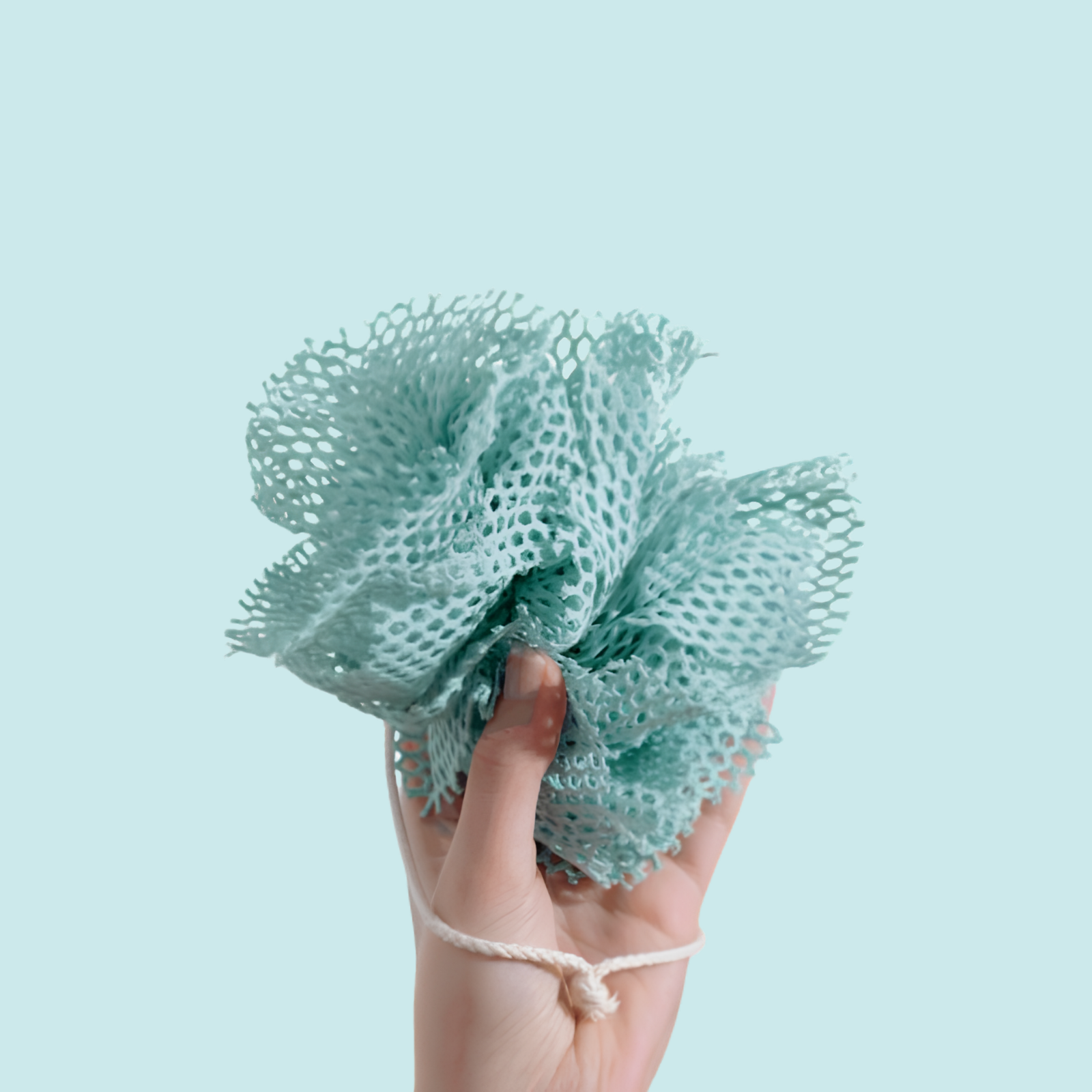 Fleur de douche en coton bio - 3 coloris