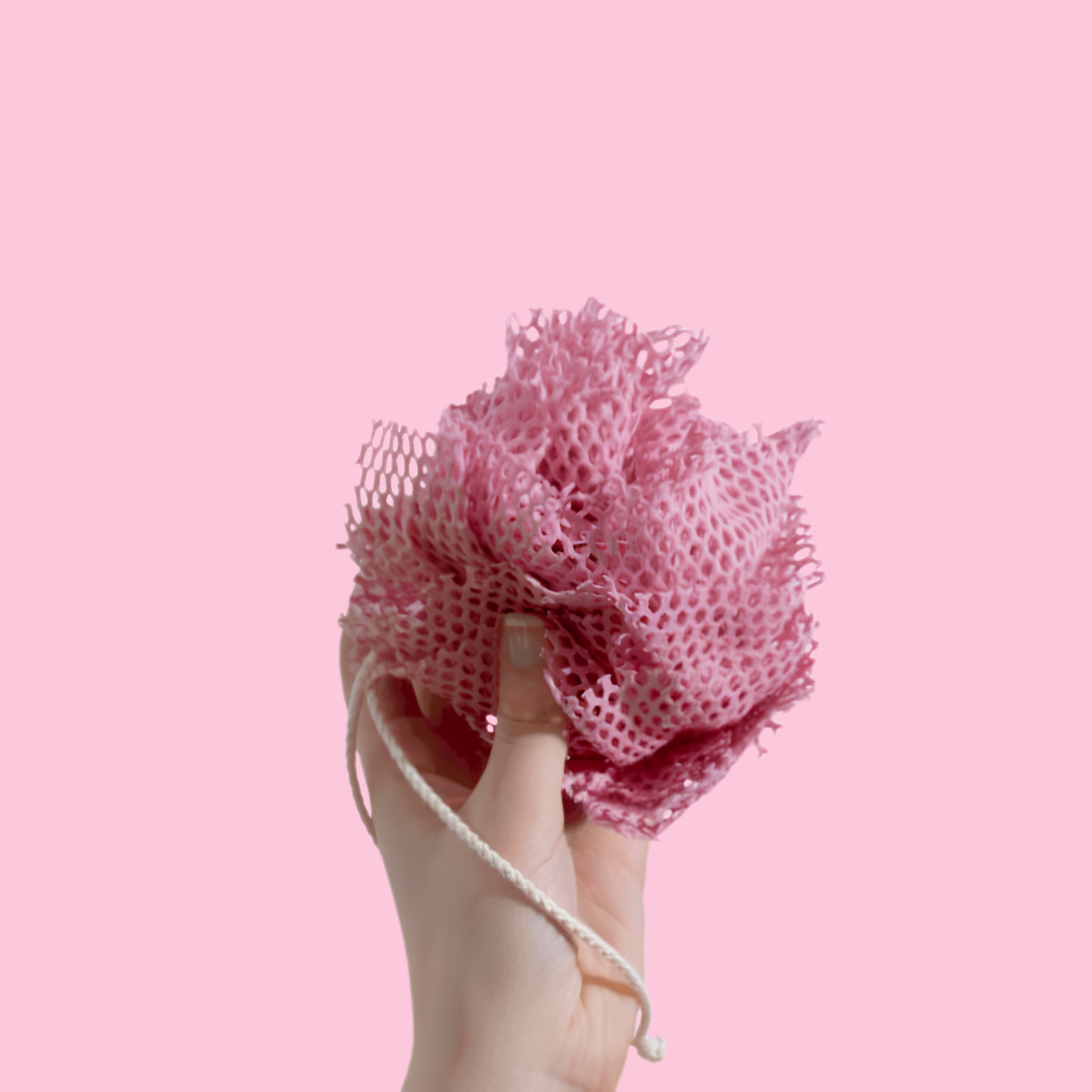 Fleur de douche en coton bio - 3 coloris