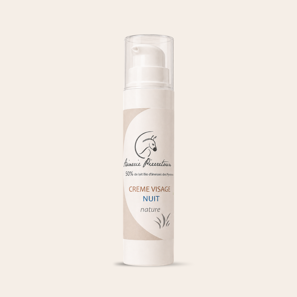 Crème visage Nuit au lait d’ânesse – Nature