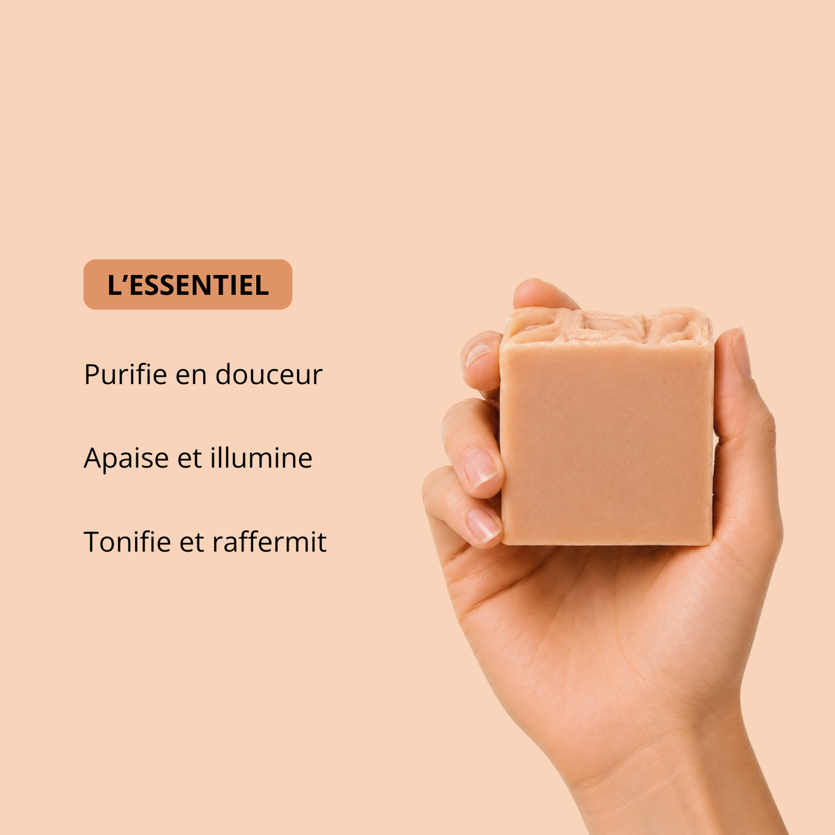 Savon surgras saponifier à froid au lait d’ânesse - Pâquerette