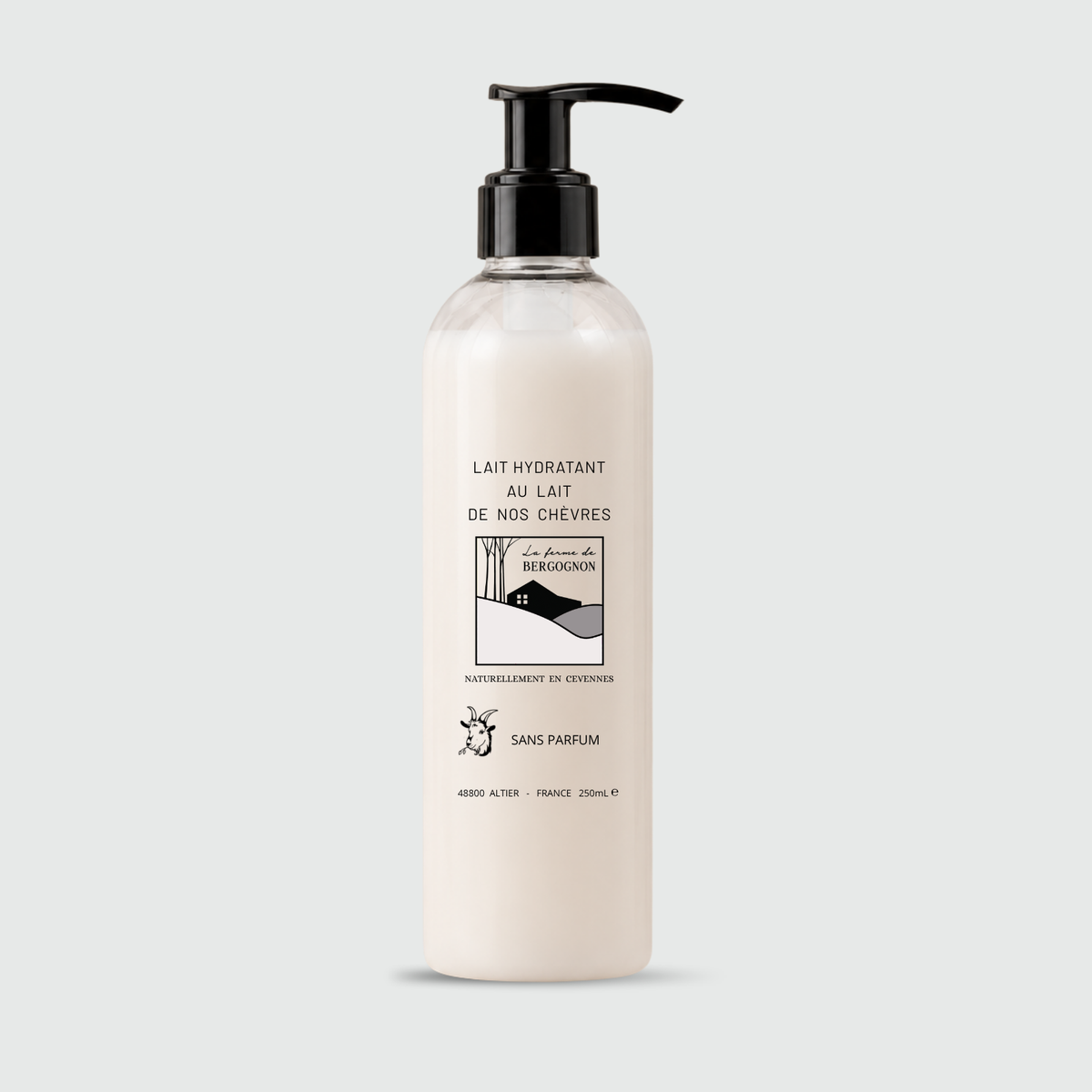 Lait hydratant au lait de chèvre – Sans parfum