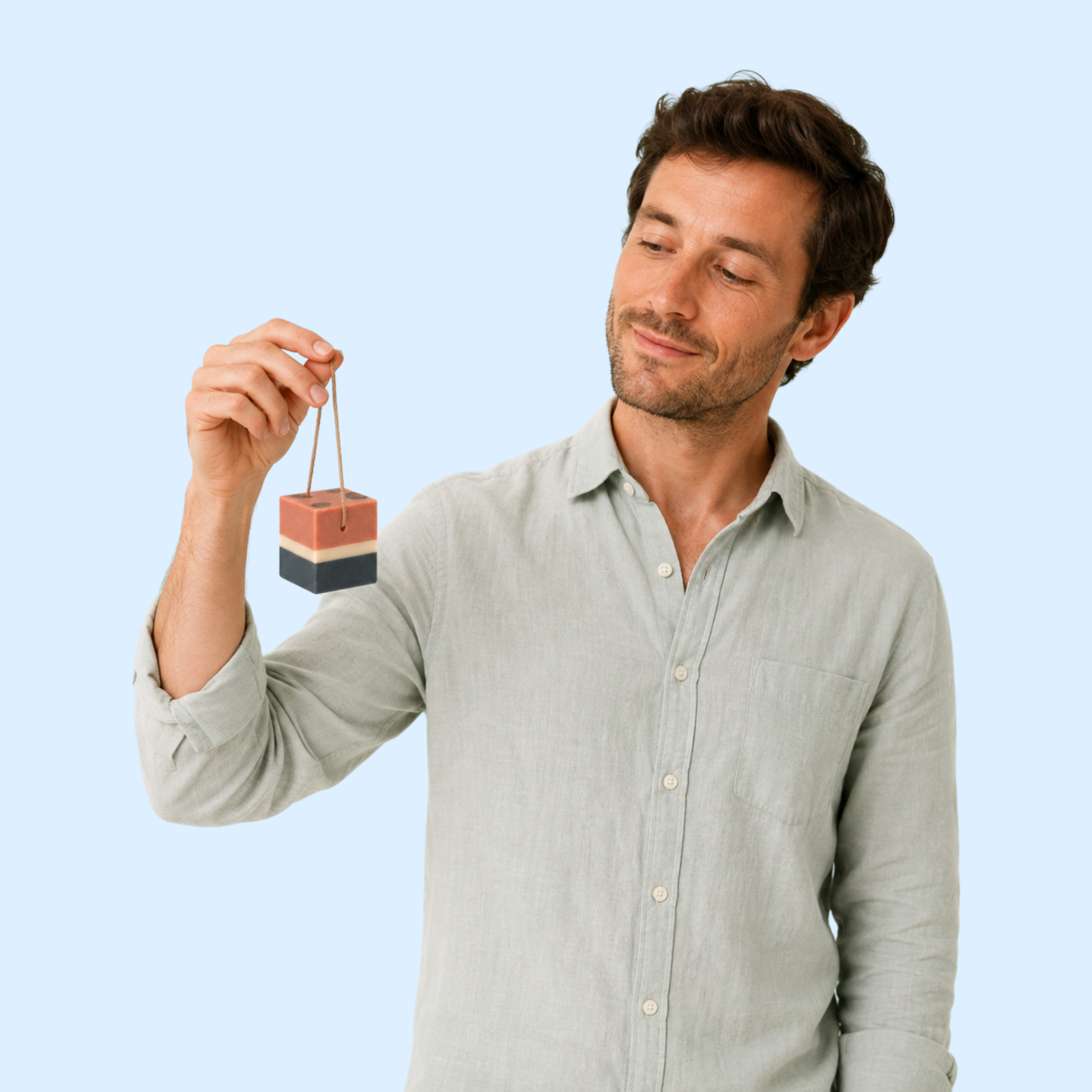 Savon surgras saponifier à froid au lait d’ânesse – Patchouli