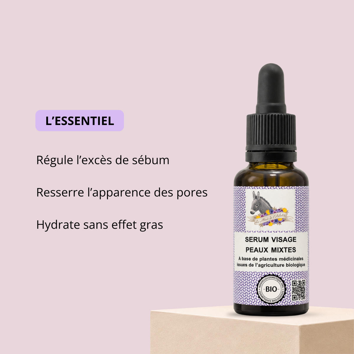 Sérum visage bio à l’huile de noisette