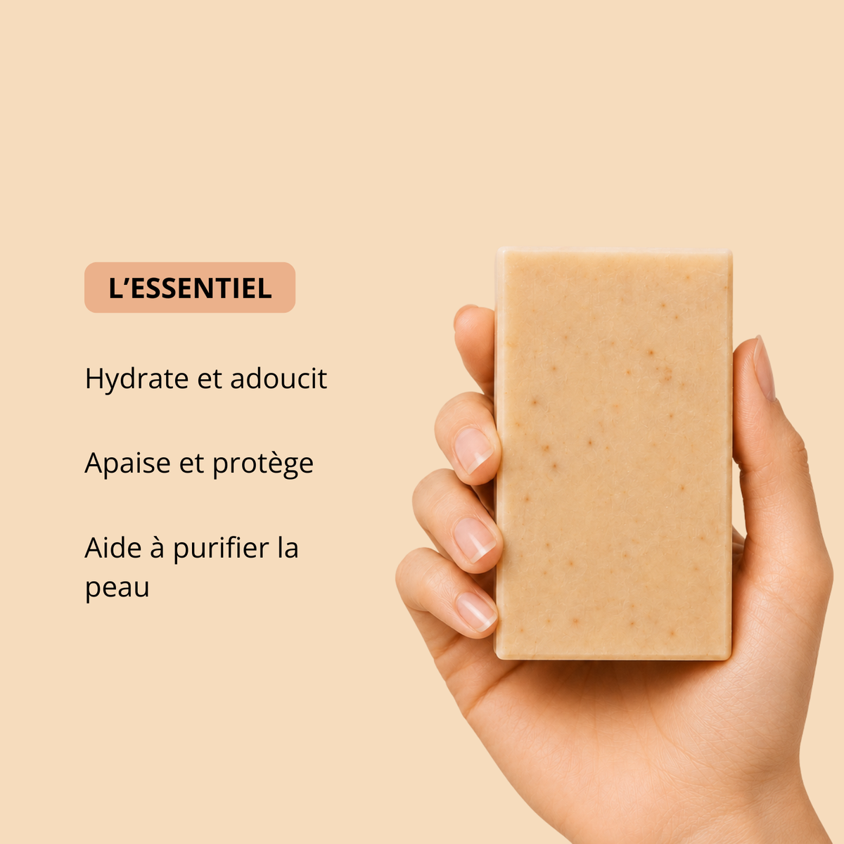Savon au lait de chèvre – Miel & Propolis