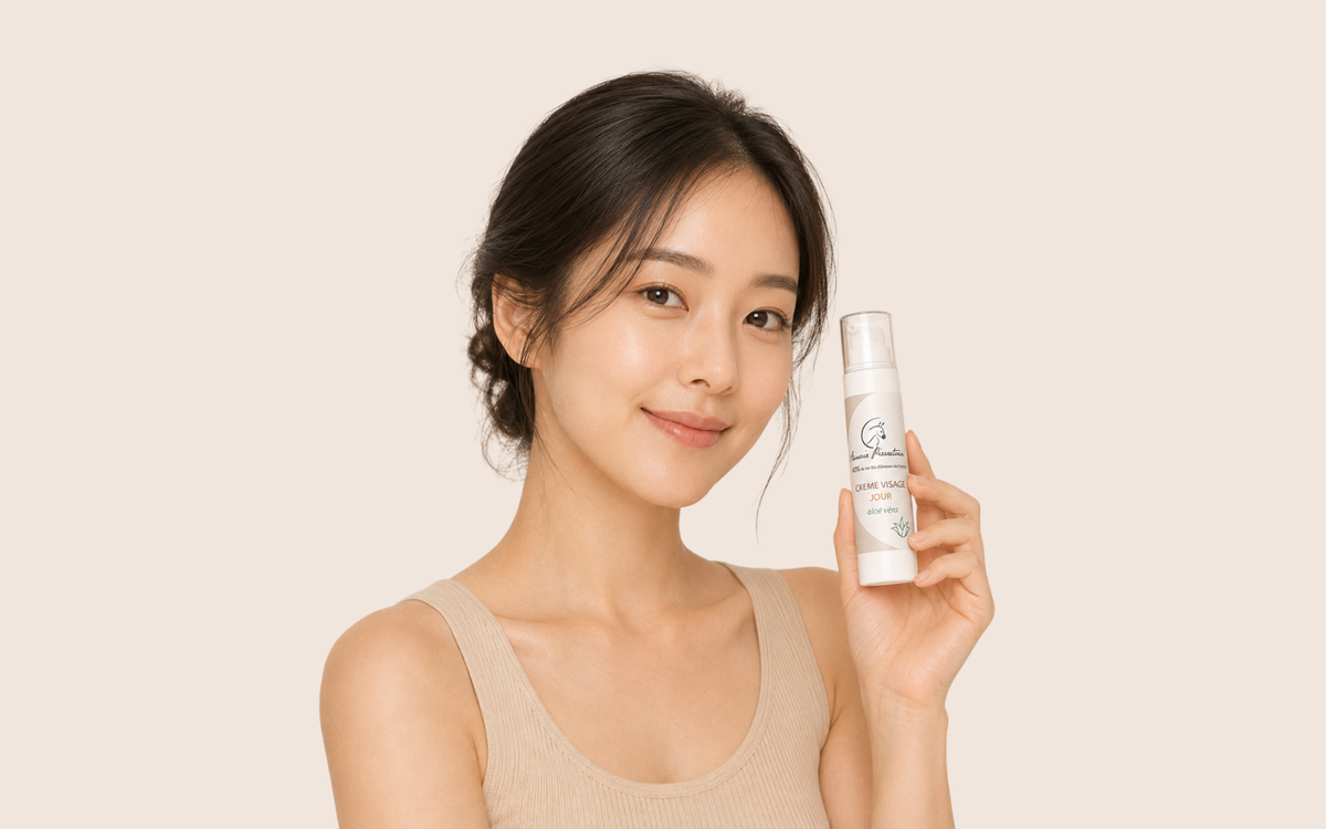 Crème visage Jour au lait d’ânesse - Aloe vera