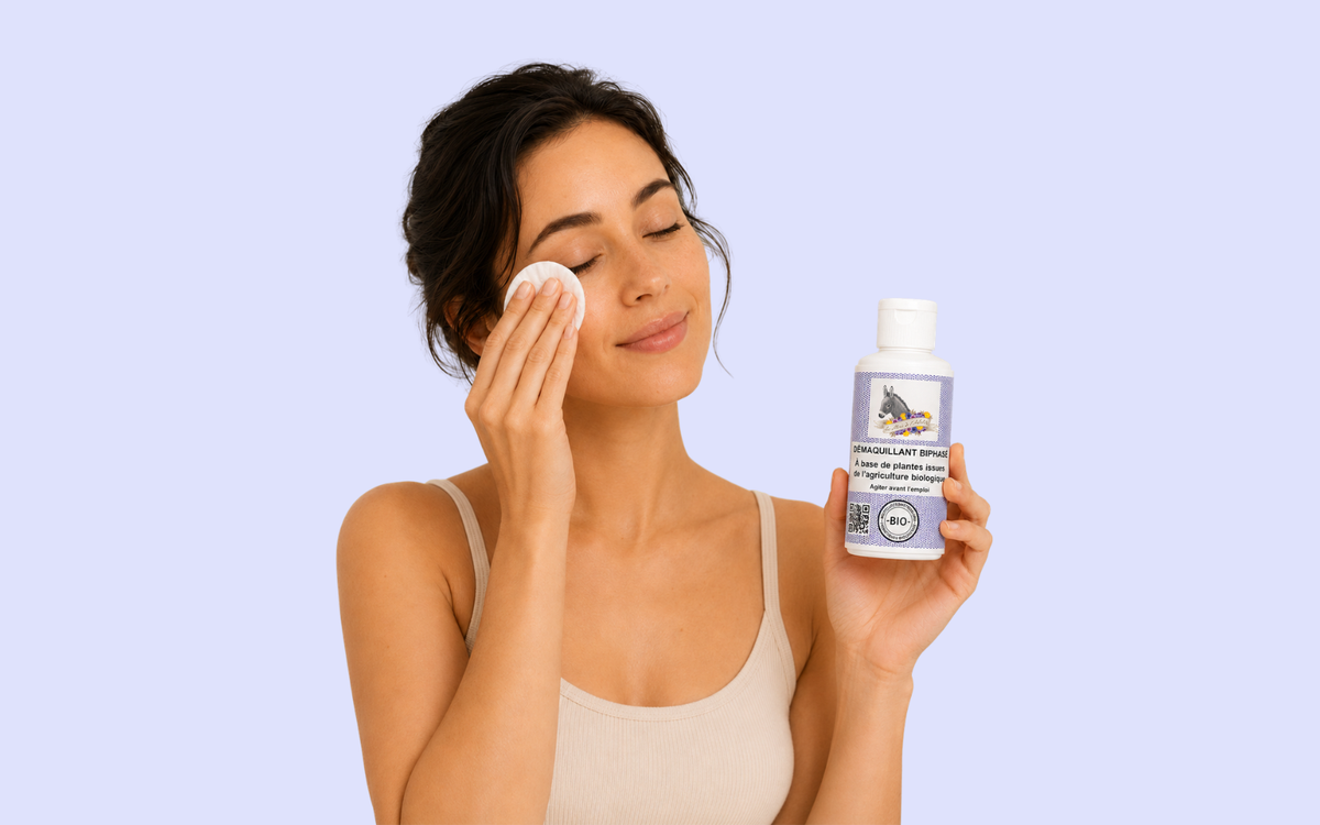 Démaquillant biphasé bio au bleuet