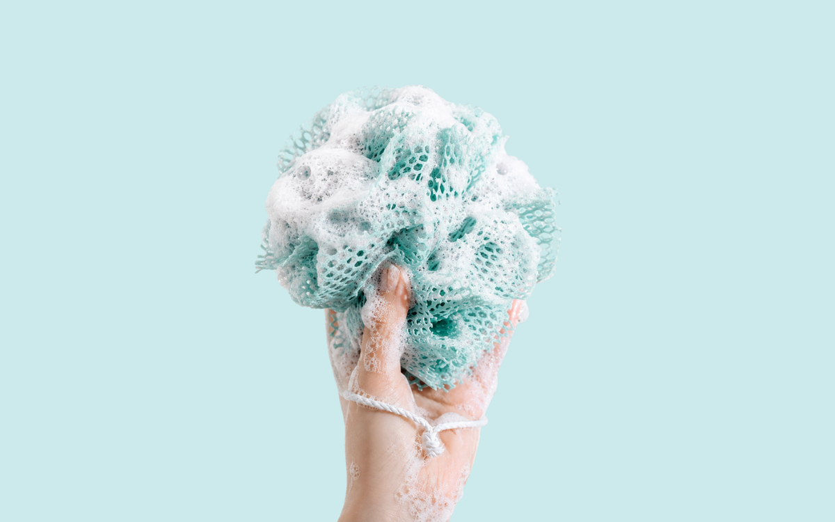 Fleur de douche en coton bio - 3 coloris